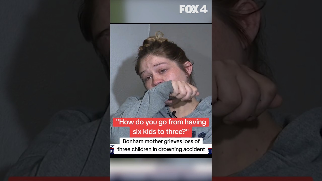 Mother grieves loss of three children in drowning accident