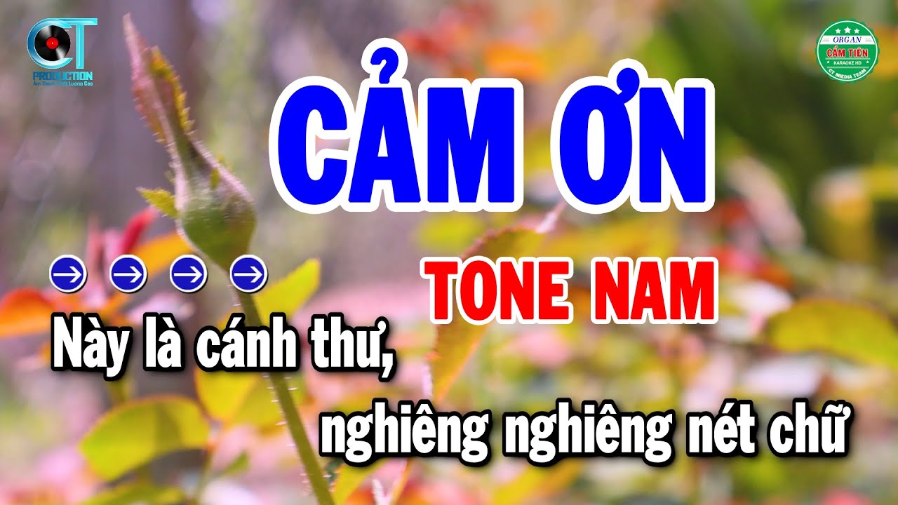 Karaoke Cảm Ơn Tone Nam Nhạc Sống Bolero Dễ H&aacute;t 2024 | Cẩm Ti&ecirc;n Organ