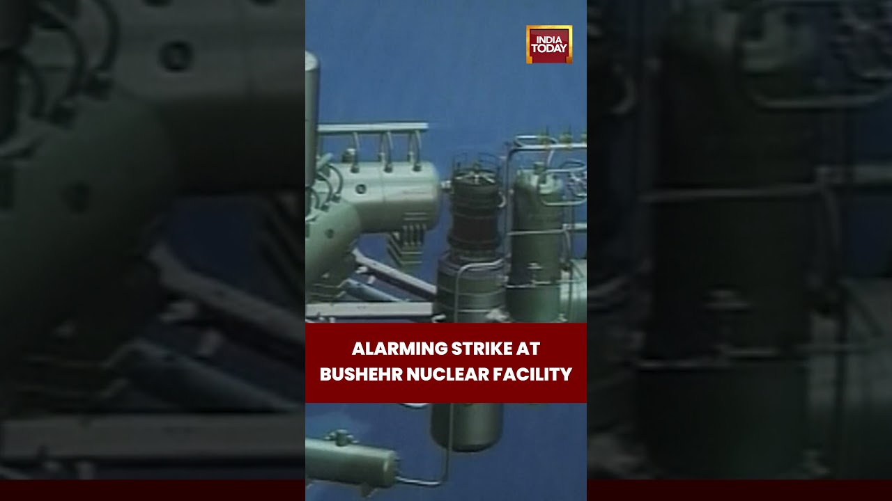Projectile Strike Near Iran's Bushehr Nuclear Plant Sparks Alarm | #iran #projectilemotion #strike