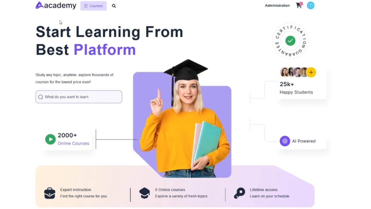 Complete Online Learning Management System using PHP/MySQL | Free Source Code Download