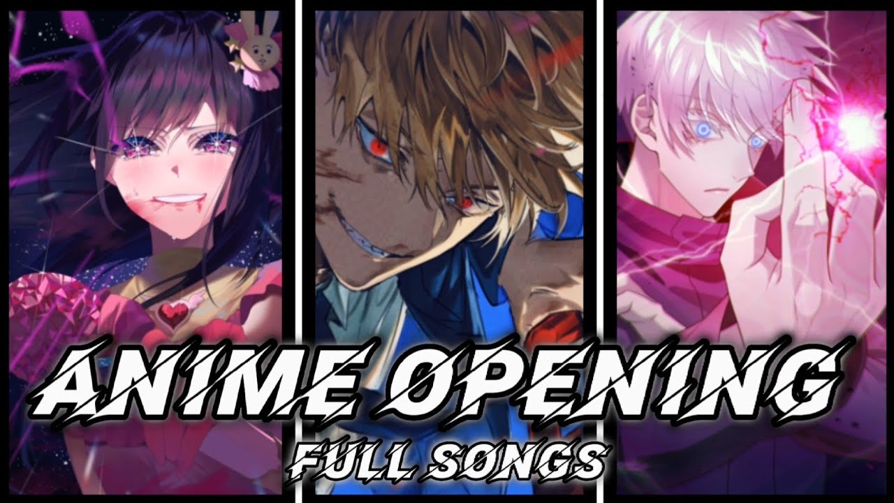 ANIME OPENINGS MIX | FULL SONGS! 🌟🔥