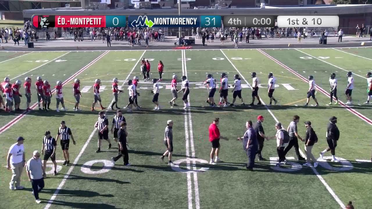 RSEQ Football D2 🏈 Montmorency @ Édouard-Montpetit [2025-09-28]