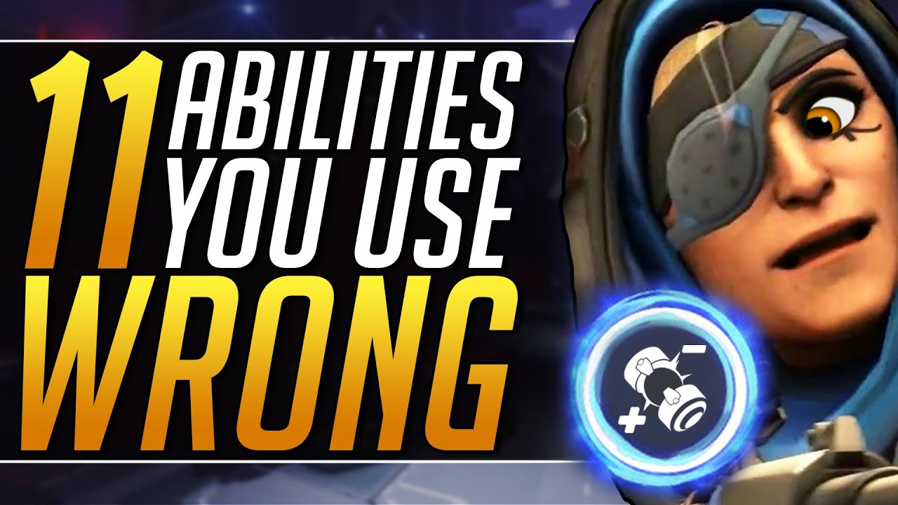 11 Hero Abilities EVERYONE USES WRONG - BIGGEST MISTAKES You Need to STOP - Overwatch Guide