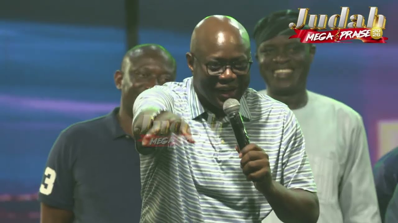 Gov. Seyi Makinde’s surprise visit electrified the crowd at Judah Mega Praise 2026 in Ibadan.