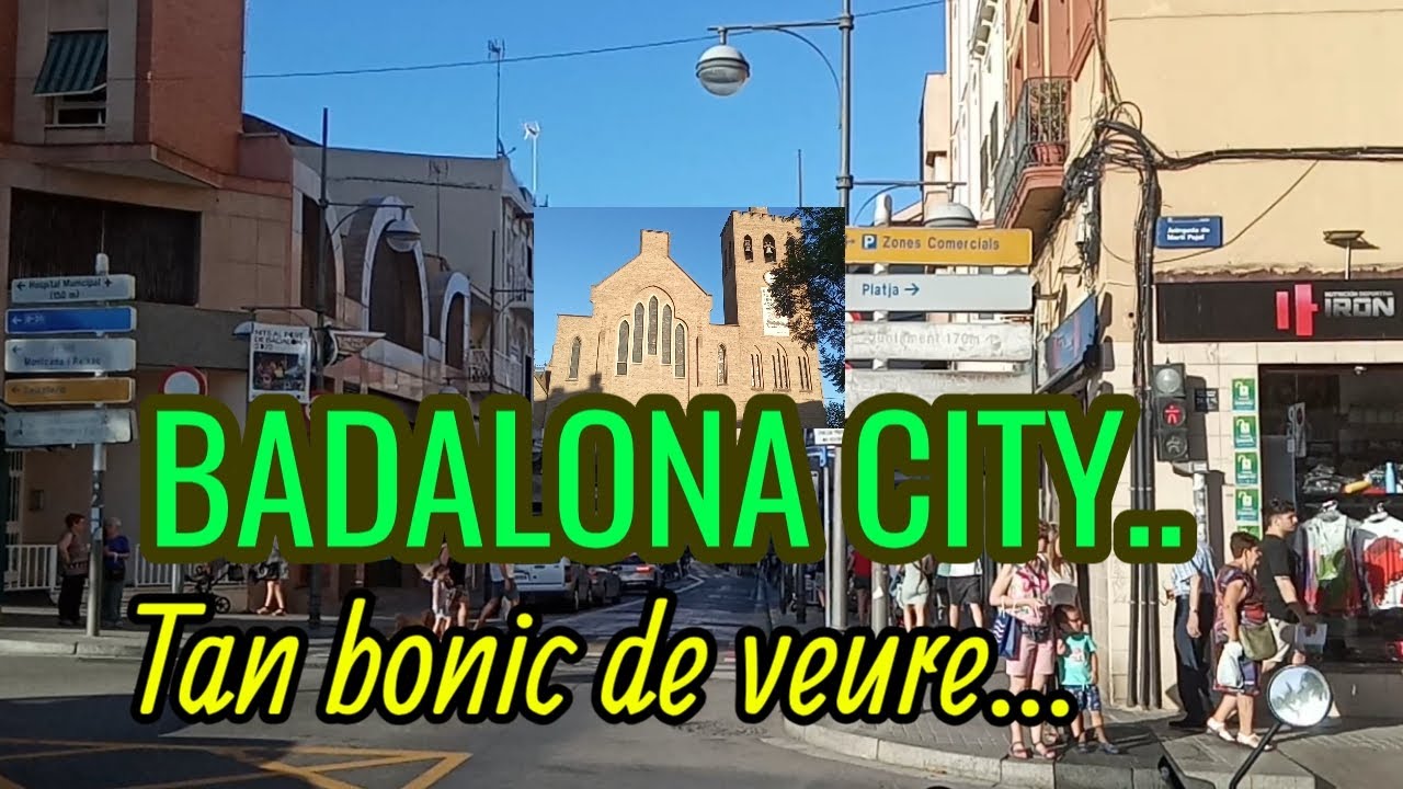 BADALONA, BEAUTIFUL CITY NEAR TO BARCELONA|| CENTRO DE BADALONA||바다로나 센터