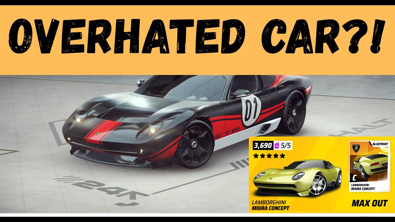 Is the Lamborghini Miura an overhated car? Asphalt Legends Car Test