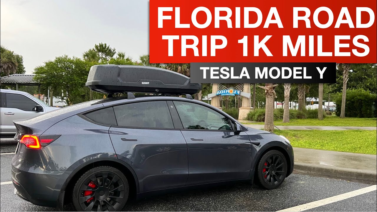 Поездка на Tesla Model Y длиной 1000 миль во Флориду в мае 2022 года
