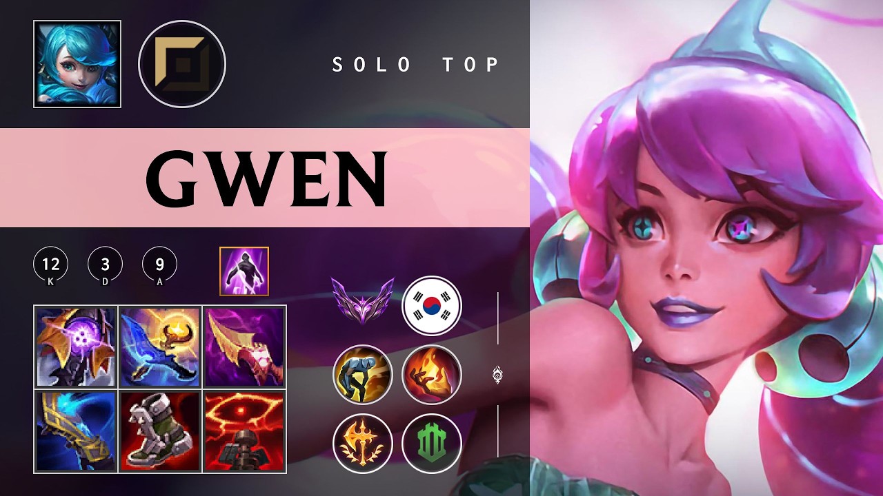 Gwen Top vs Yone - KR Master Patch 26.05