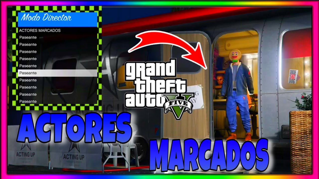 COMO PASAR LOS CONJUNTOS DE ACTORES MARCADOS AL ONLINE | GTA V ONLINE 1.50