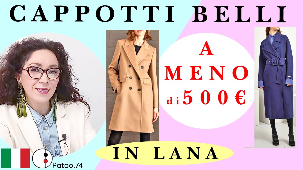 CAPPOTTO in LANA ONLINE, DOVE Trovarli per uno Shopping Moda CONSAPEVOLE E CON STILE  Patoo74 moda