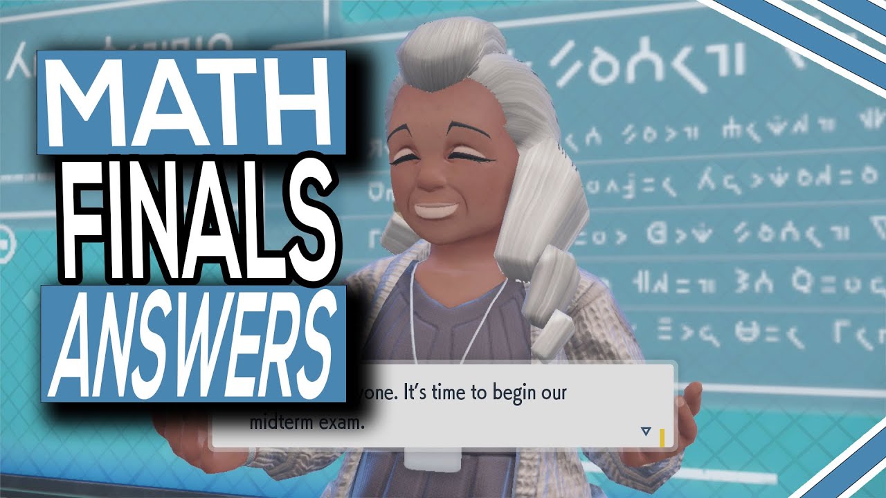 Math Final Answers In Pokemon Violet & Pokemon Scarlet