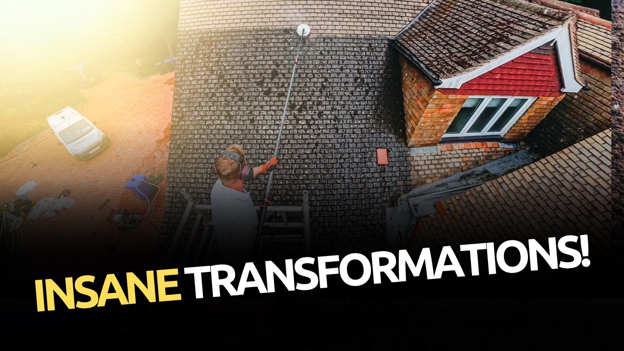 Satisfying Roof Cleaning Transformations – Before & After Compilation