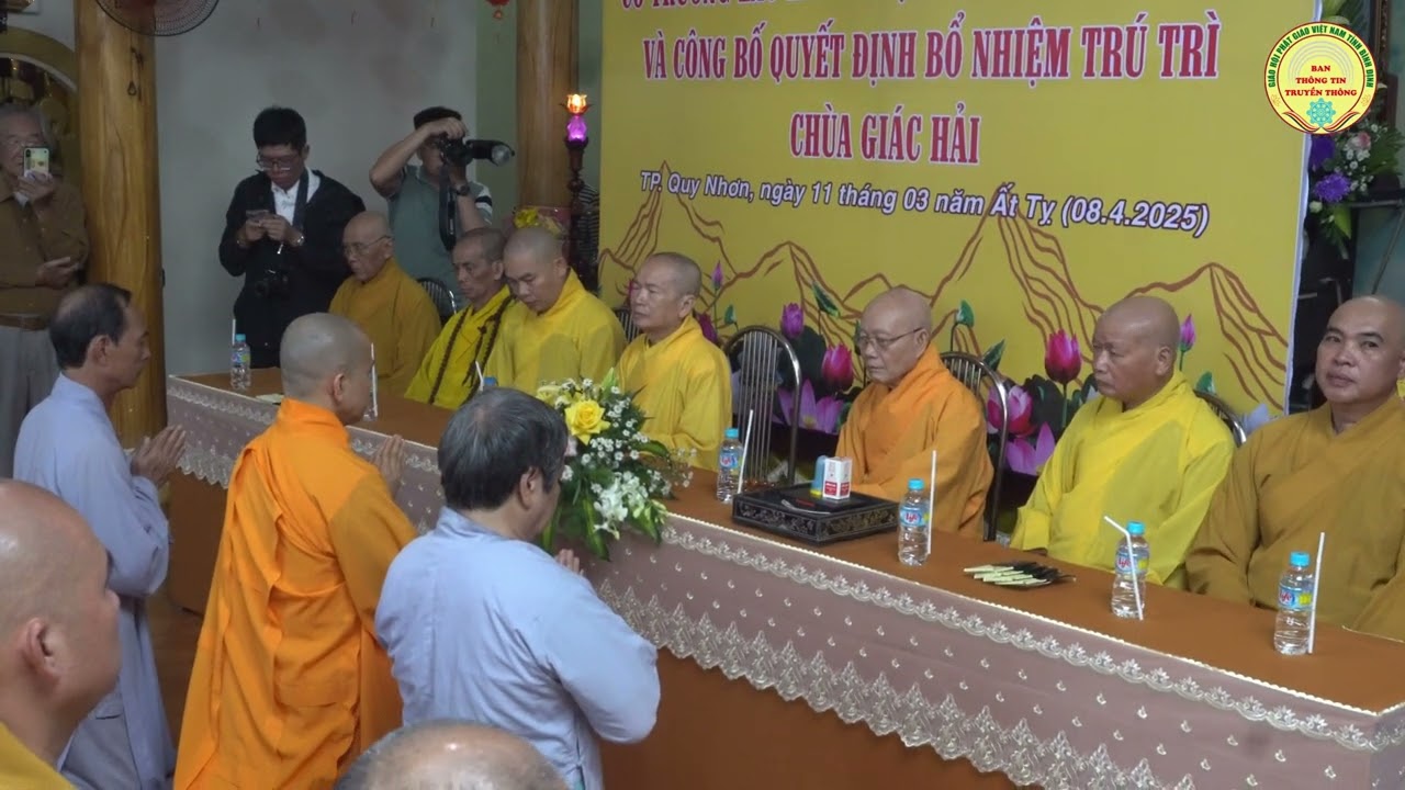 Lễ bổ nhiệm trụ trì chùa Giác Hải Quy Nhơn