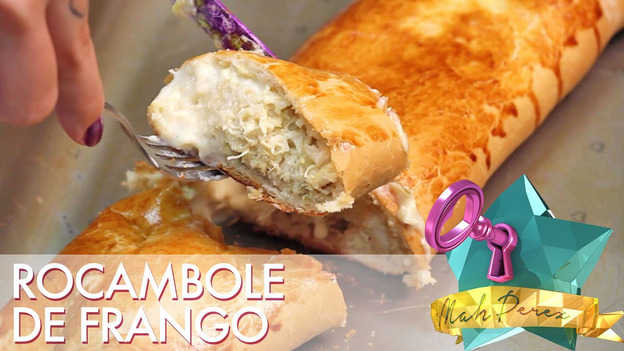Como fazer Rocambole salgado de frango e Catupiry - Segredinhos #102