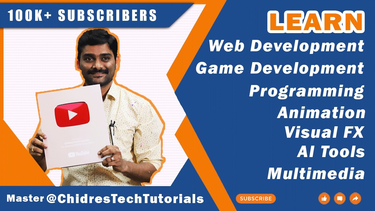 Learn. Create. Grow: Welcome to Chidres Tech Tutorials 🎓✨