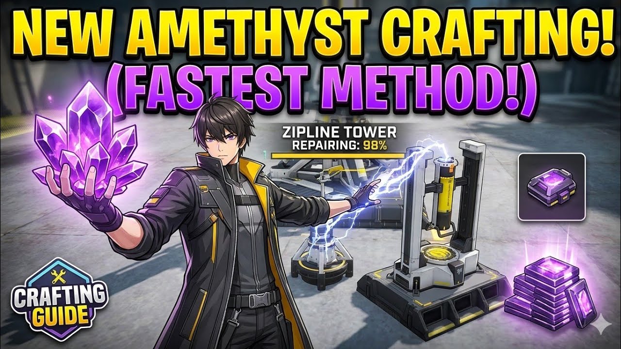 THE FASTEST WAY TO CRAFT AMETHYST IN ARKNIGHTS: ENDFIELD!