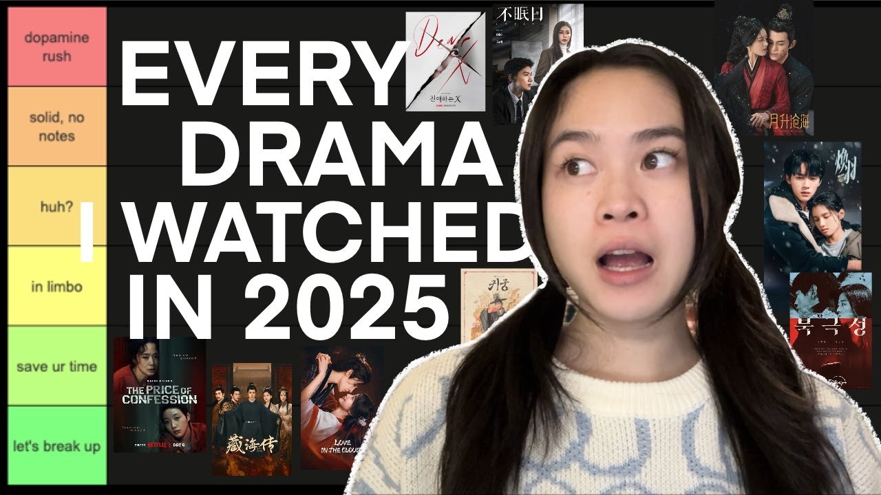 TIER RANKING EVERY DRAMA I WATCHED THIS YEAR 💥Favs, Flops & Forgotten