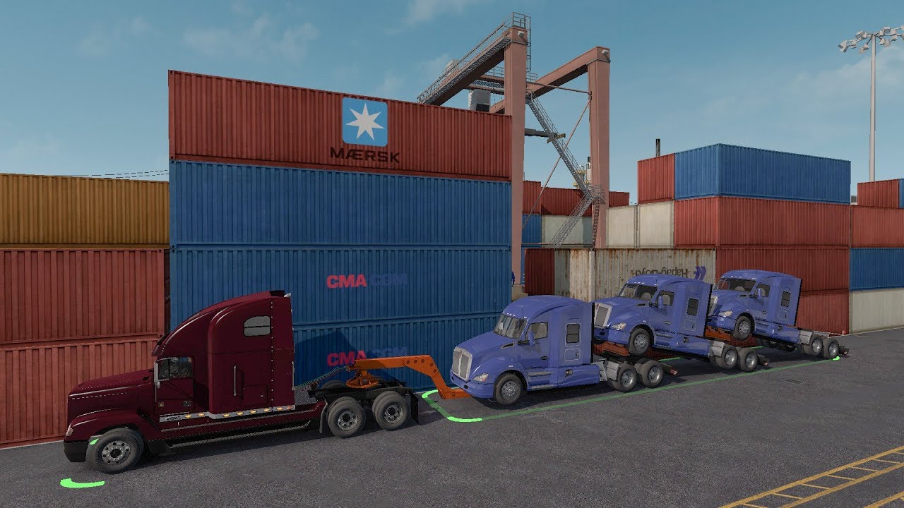 ATS Washington - Śledzą mnie trzy Kenworthy  - American Truck Simulator - CG#3