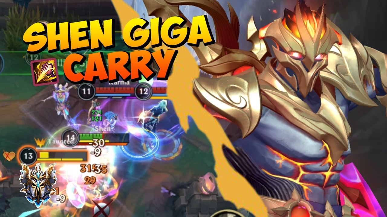 WILD RIFT SHEN JUNGLE - ЛУЧШИЙ КОНТРГАНКЕР!