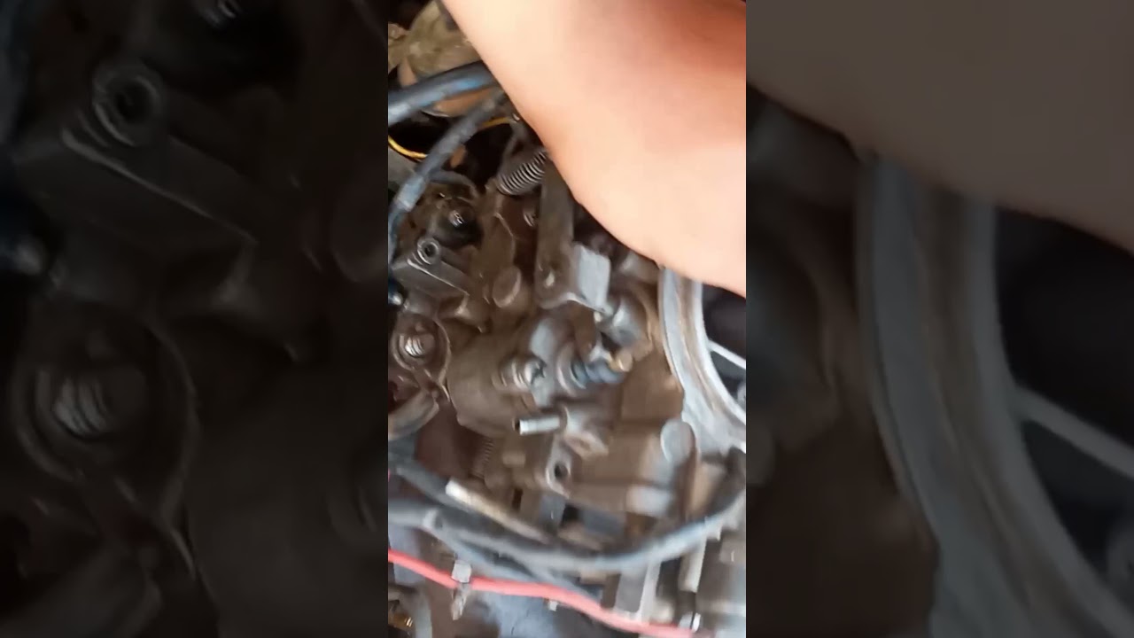 limpiando carburador  de la mazda