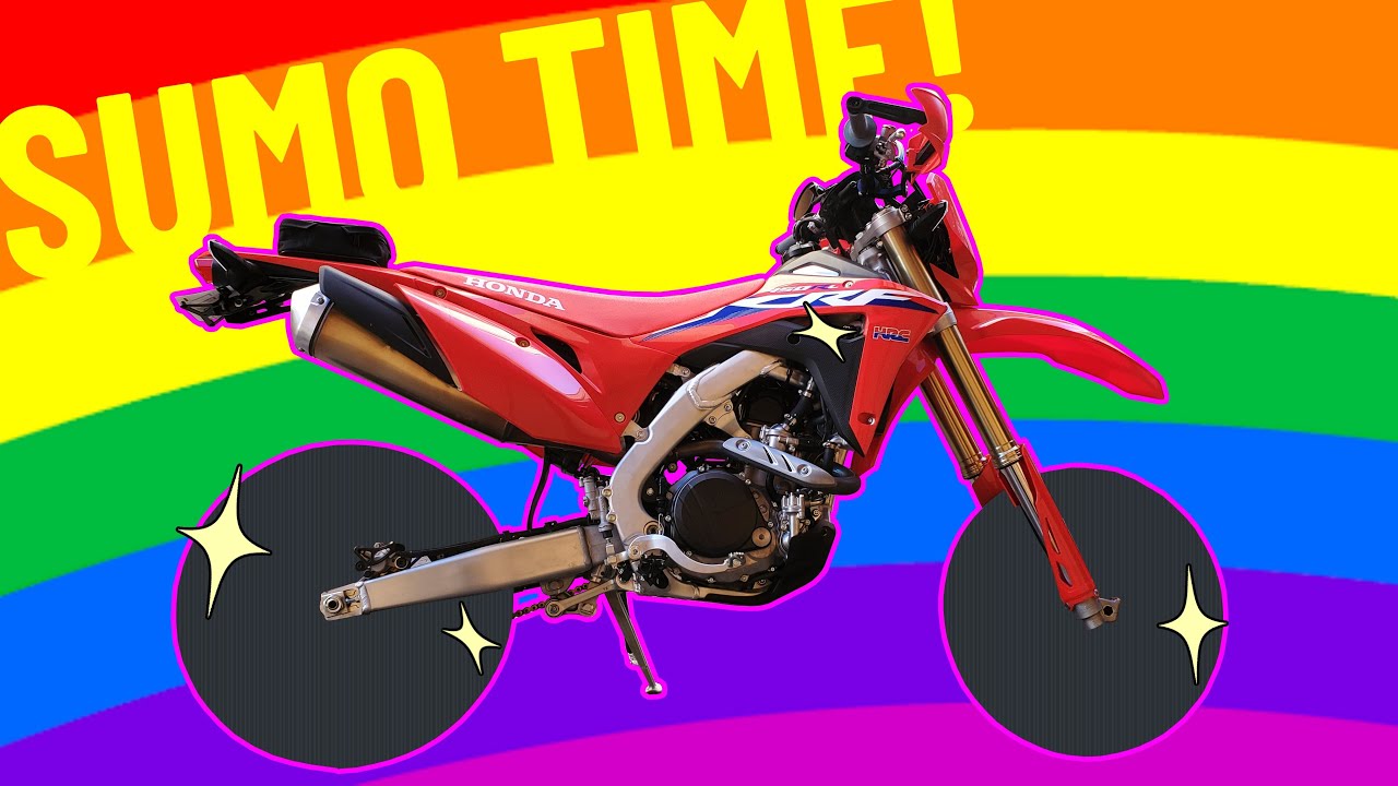 IT'S SUMO TIME! CRF450RL Goes SUPERMOTO