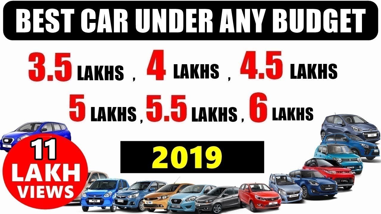 Best car under any on-road budget b/w 3.5 to 6 lakhs 2018-19 | best car under 5 lakhs | asy