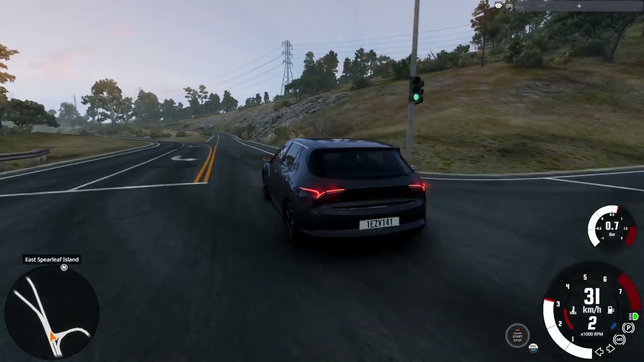 27 minutes of driving with relaxing music - BeamNHdrive