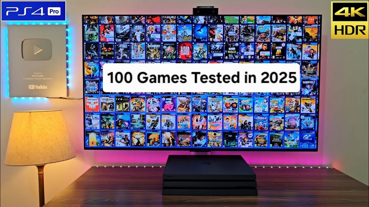PS4 PRO 100 Games Tested in 2025