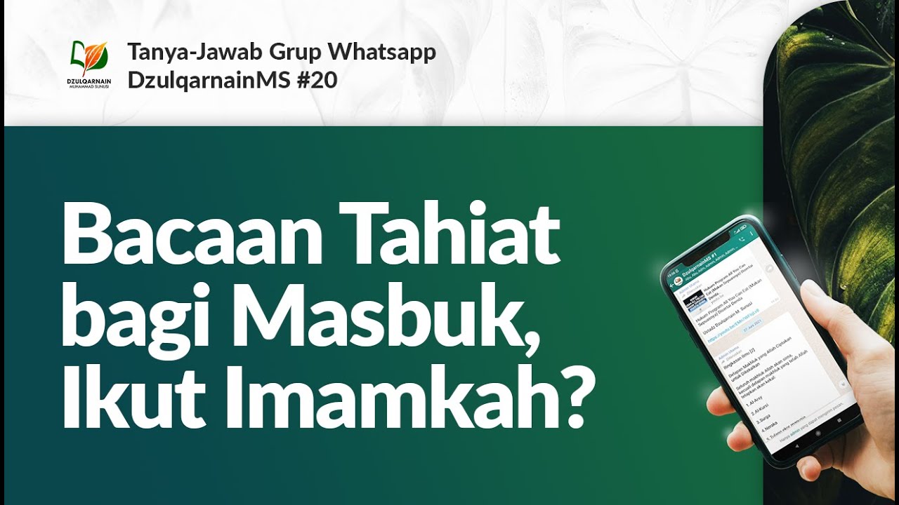 Bacaan Tahiat bagi Masbuk, Ikut Imamkah?