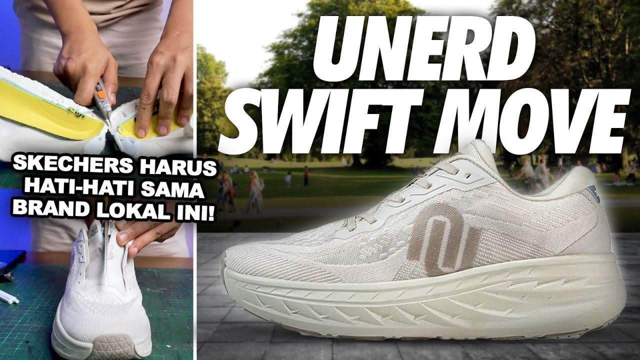 SEPATU LOKAL 300 RIBUAN SAINGAN SKECHERS! - REVIEW SEPATU UNERD SWIFT MOVE