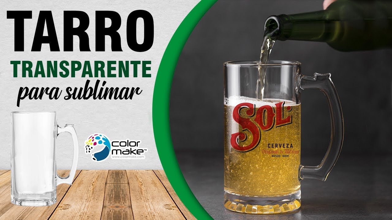 ¿Cómo sublimar tarro cervecero de Color Make?