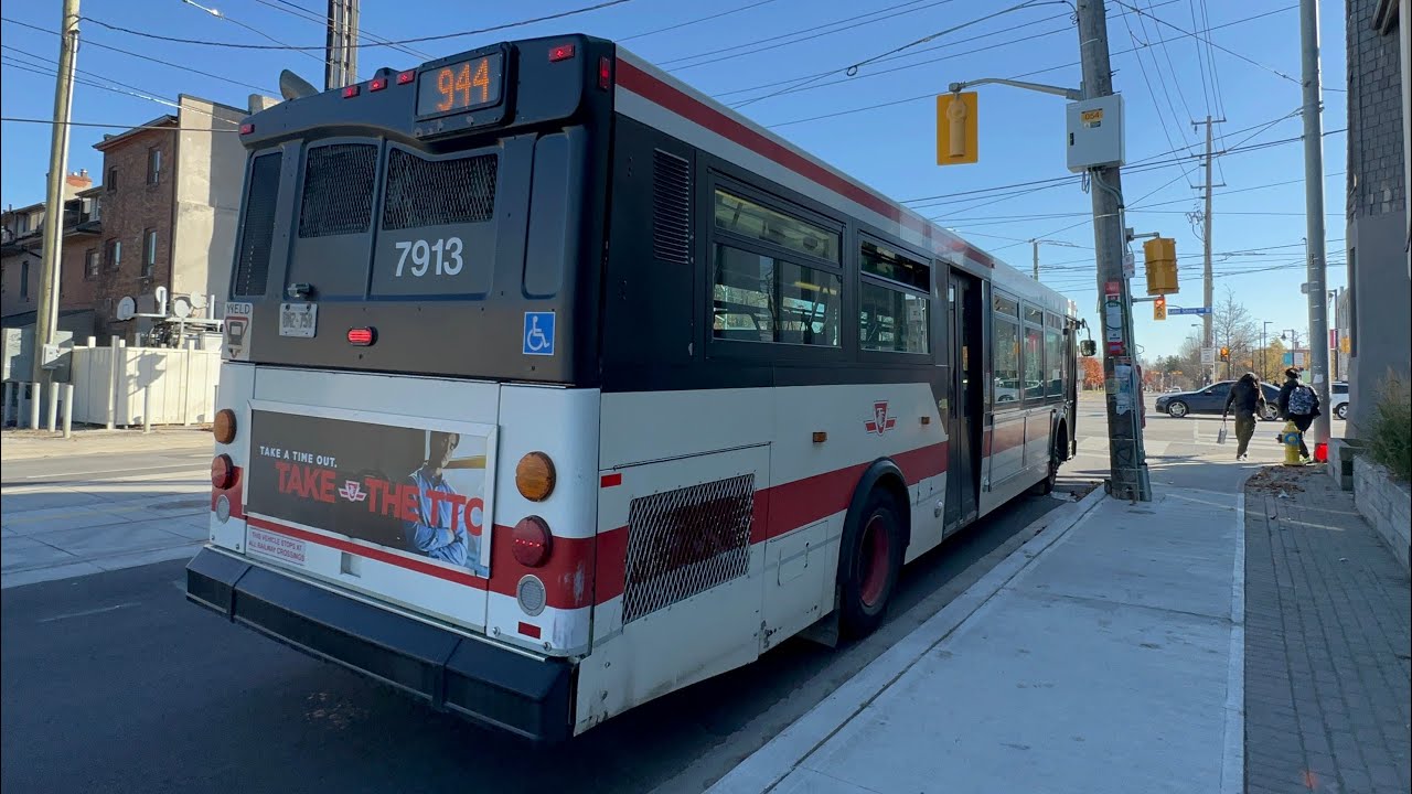 TTC Orion VII Diesel #7913 | Ride on Route 944 Kipling South Express (NB)