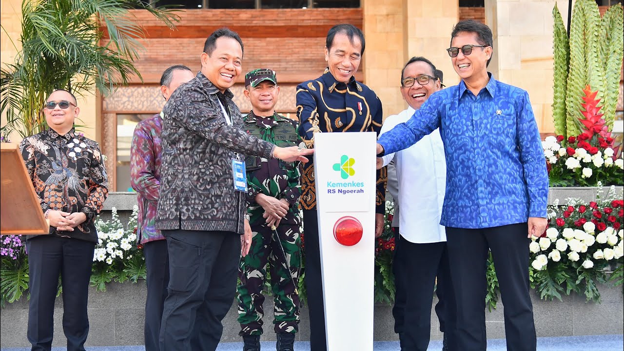 Presiden Jokowi Resmikan Gedung Pelayanan Kesehatan Ibu dan Anak RS Ngoerah, Bali, 2 September 2024