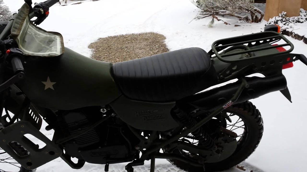 Rare Harley Davidson Military Motorcycle Mt350
