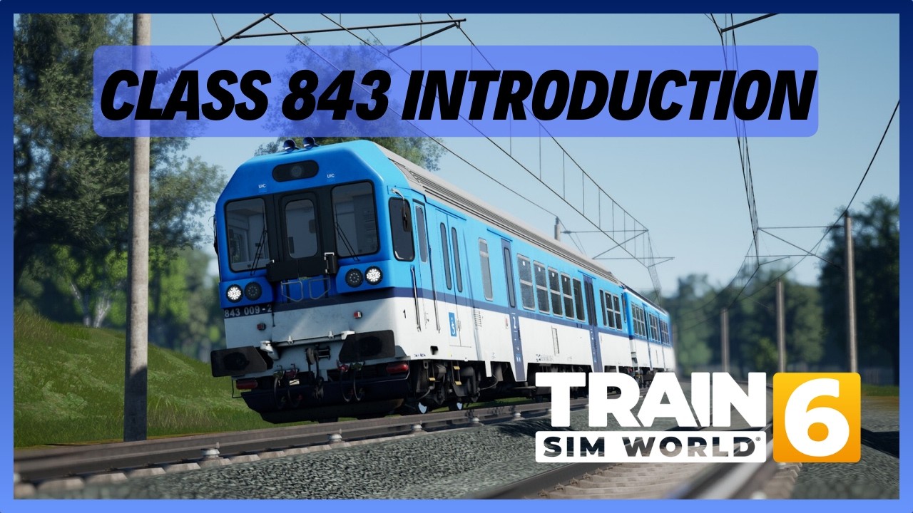 TSW6 | Введение в класс 843 и руководство по холодному пуску | Учебный центр | Либерец - Стара Пака