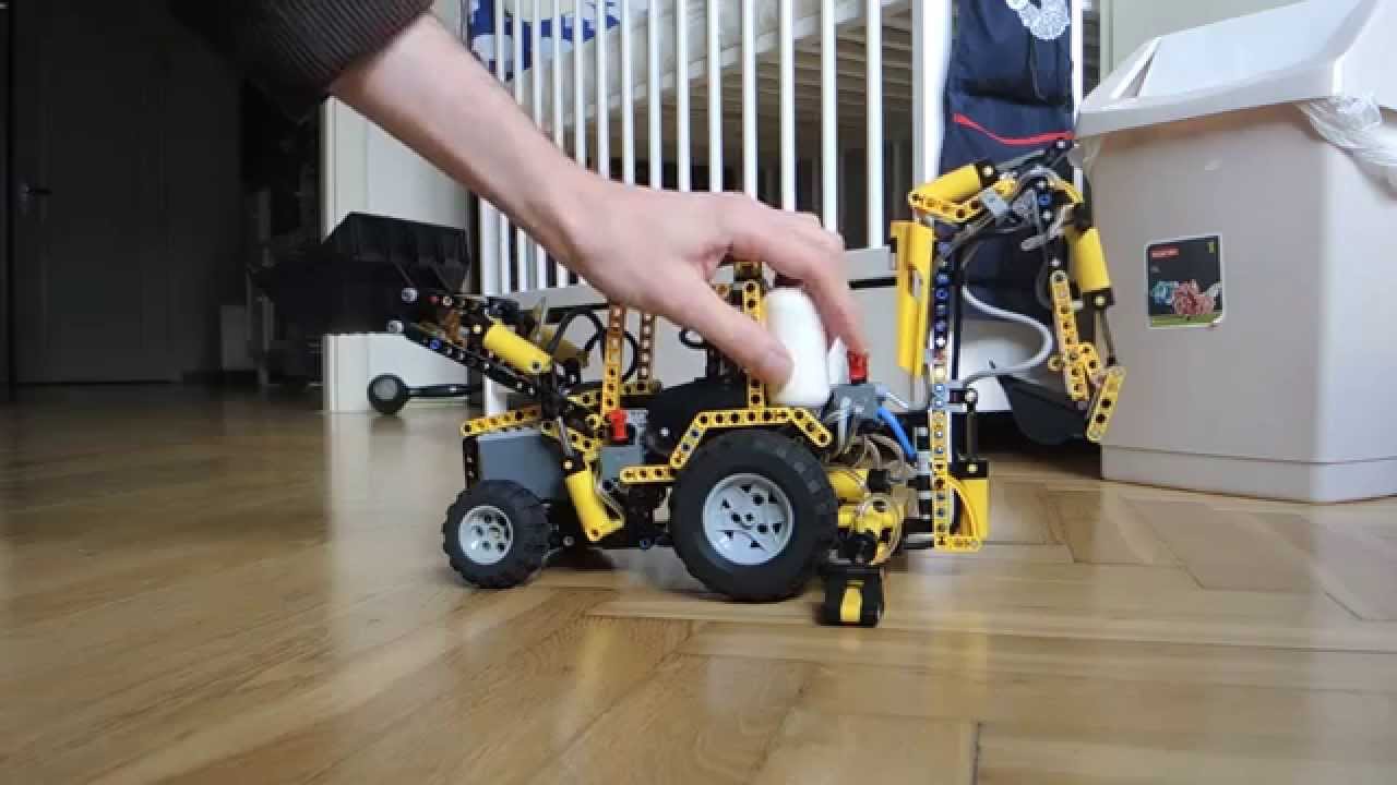 Lego Technic 8455 Backhoe mod Loader by Samolot