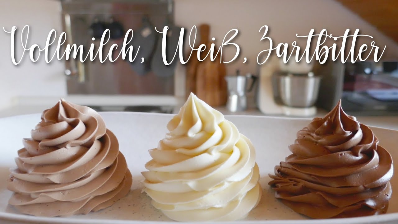 🤤Ganache Buttercreme f&uuml;r Torten, Cupcakes & Macarons