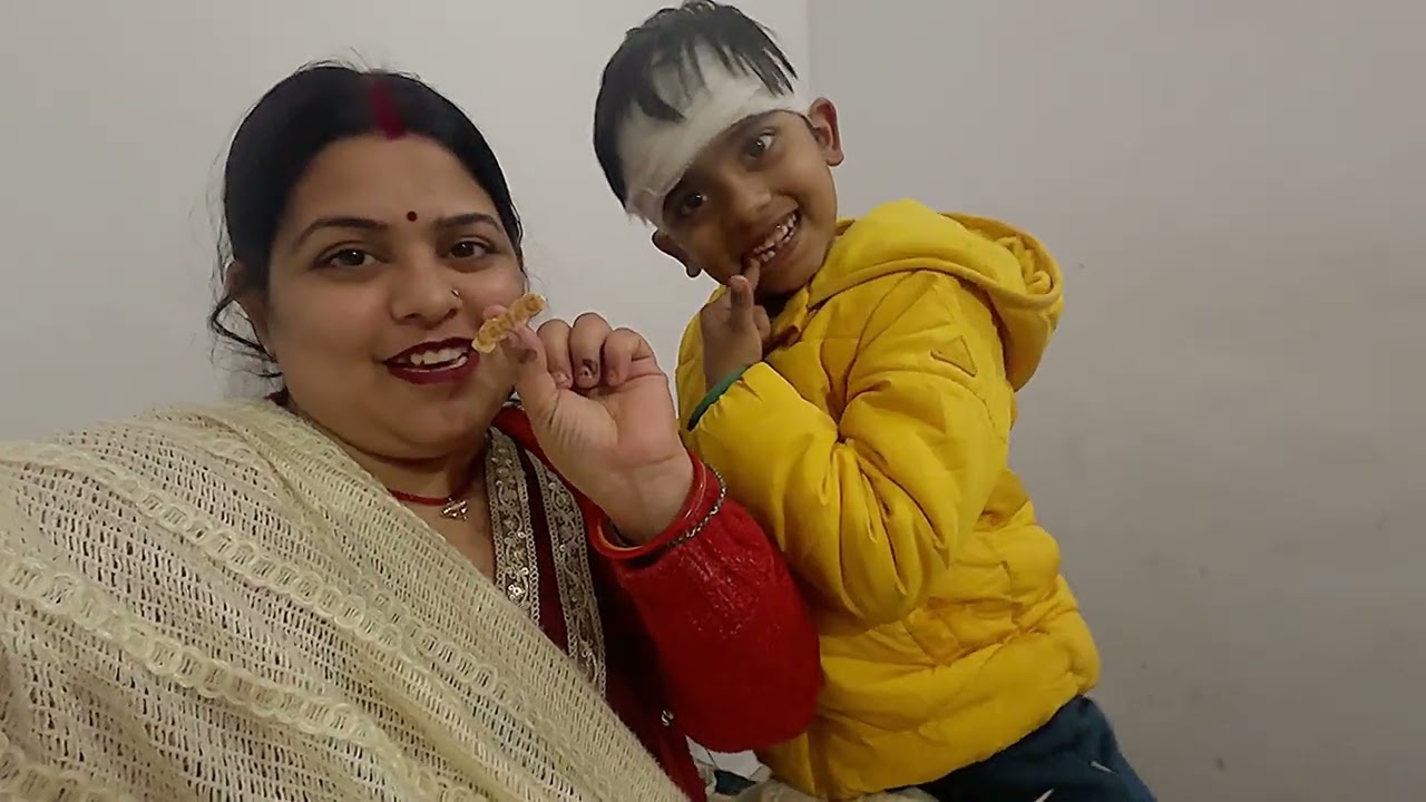 स्कूल बस में बच्चे को लगी गंभीर चोट🤕 | माँ का बुरा हाल | सरस्वती पूजा और मुश्किल दिन#vlog #childcare