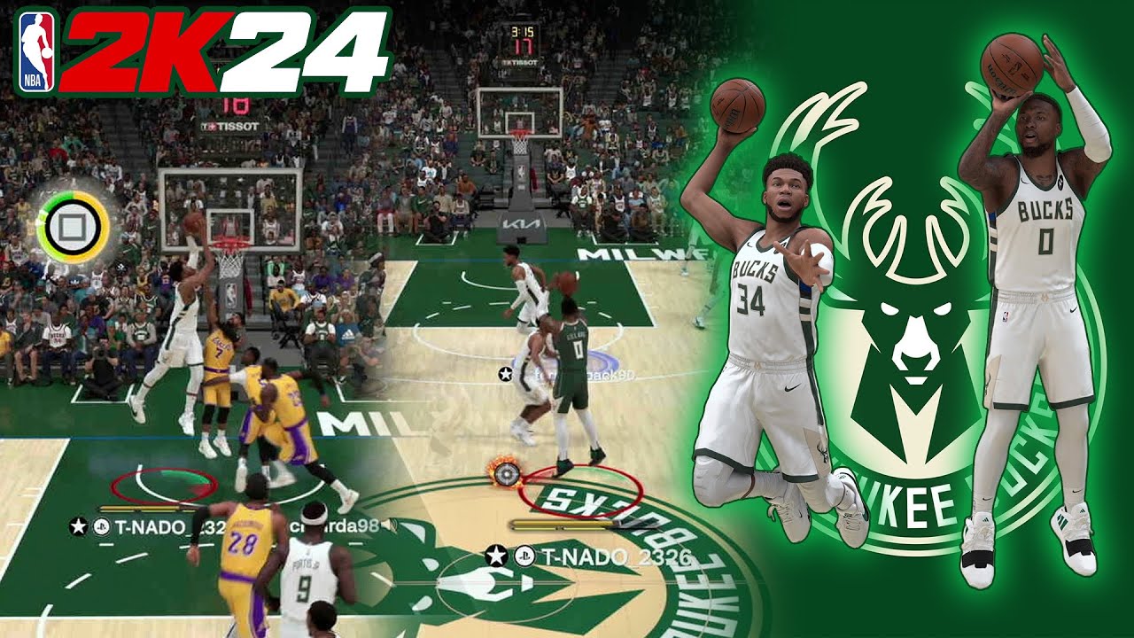 Damian Lillard and Giannis Are UNFAIR in NBA 2K24 Play Now Online