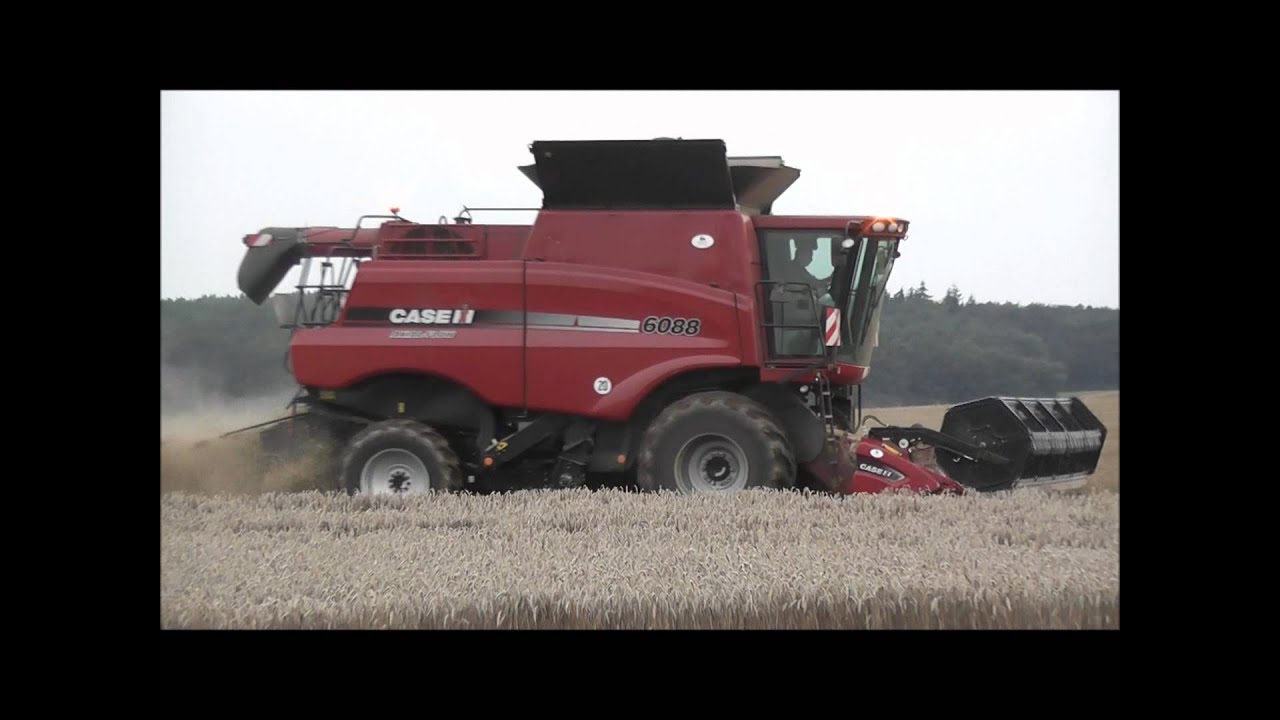 Case 6088 Axial Flow Mähdrescher. Weizen Ernte 2011 by ffarmer99
