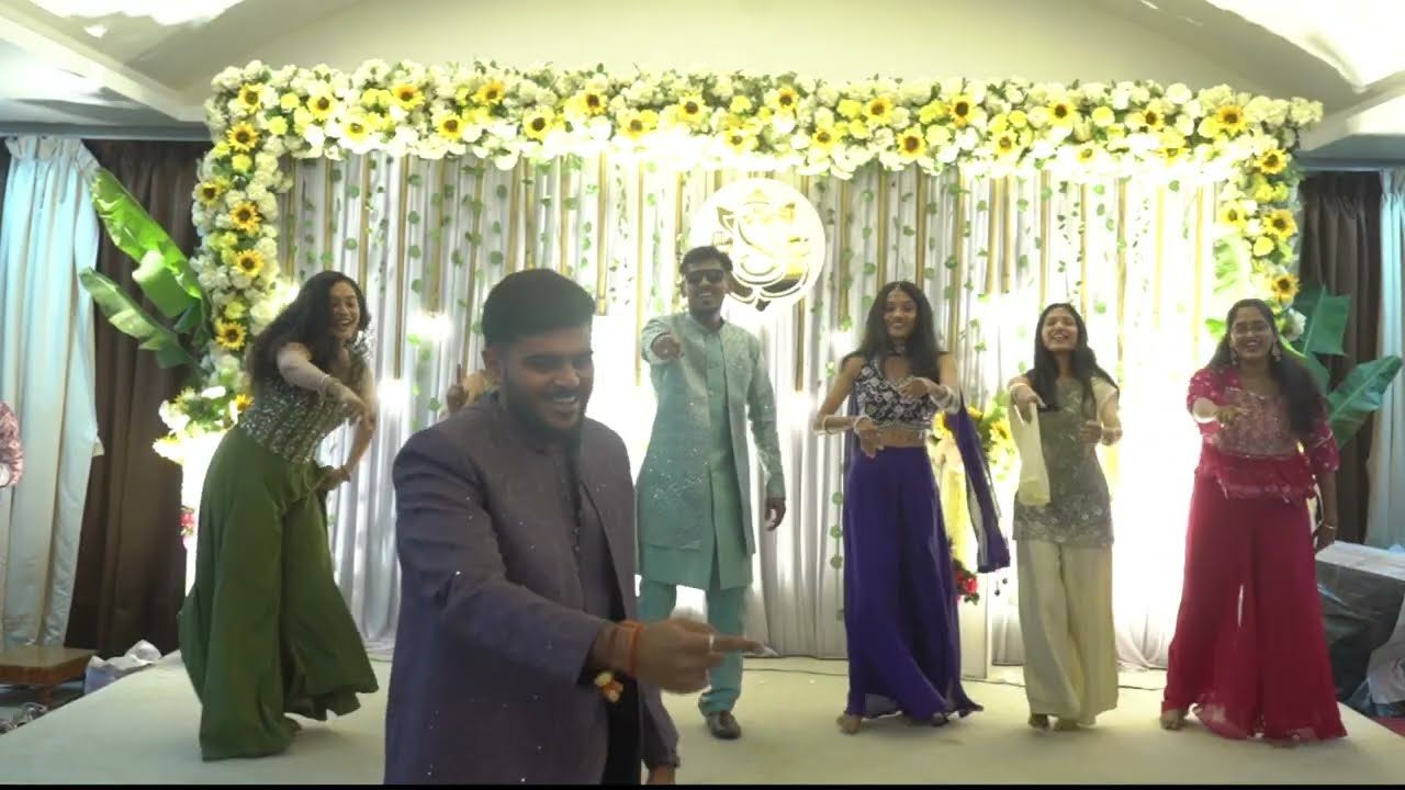 Sangeet Performance by Groom’s Cousins🔥| CHALKA CHALKA RE | SAJIRI GOJIRI | KUDIYE NI | DUPATTA TERA