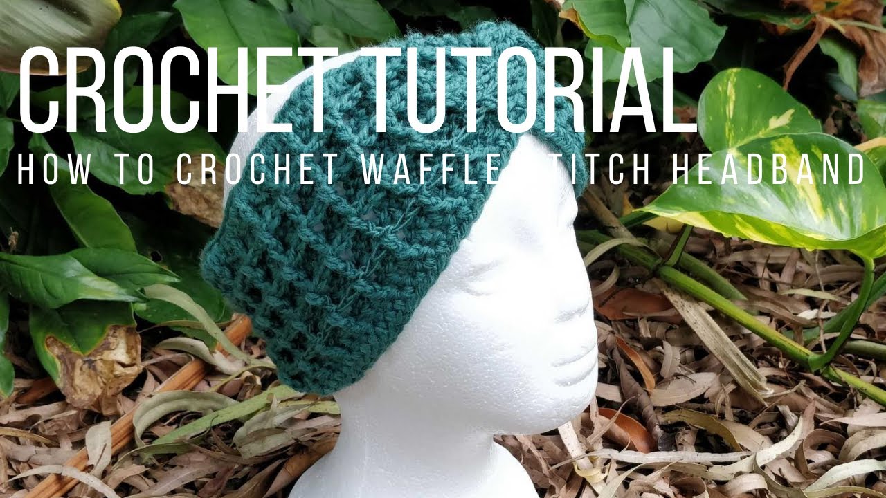 How to crochet a 'waffle stitch