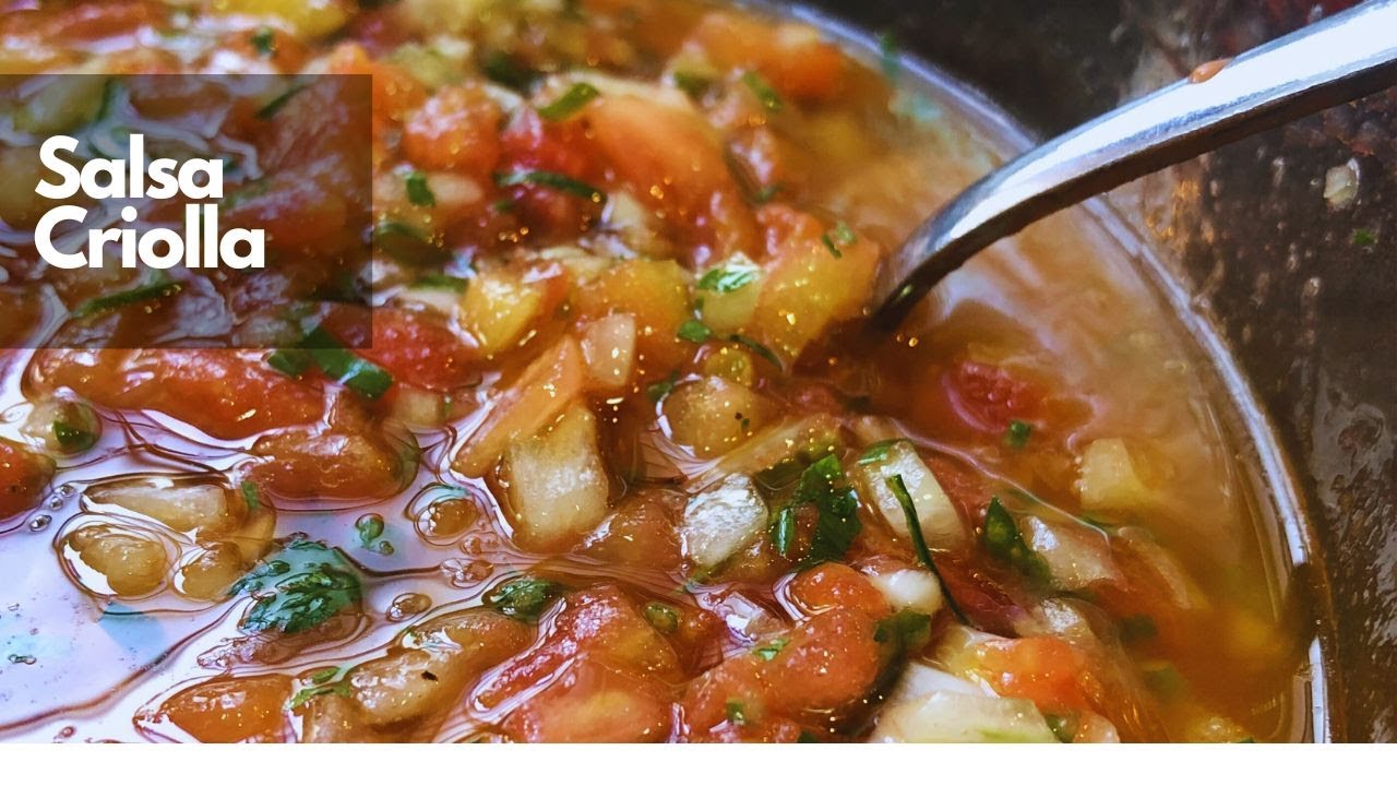 Salsa criolla. O molho para churrasco mair gostoso do sul do mundo!