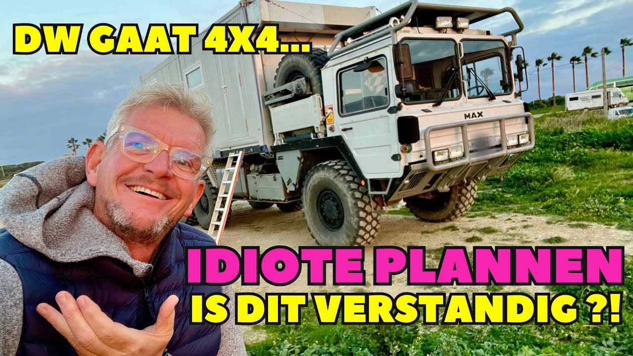 DROMEN OF DOEN? EEN EXPEDITION TRUCK BOUWEN - OVERWINTEREN SPANJE - Solo camper - DWVLOGT #262