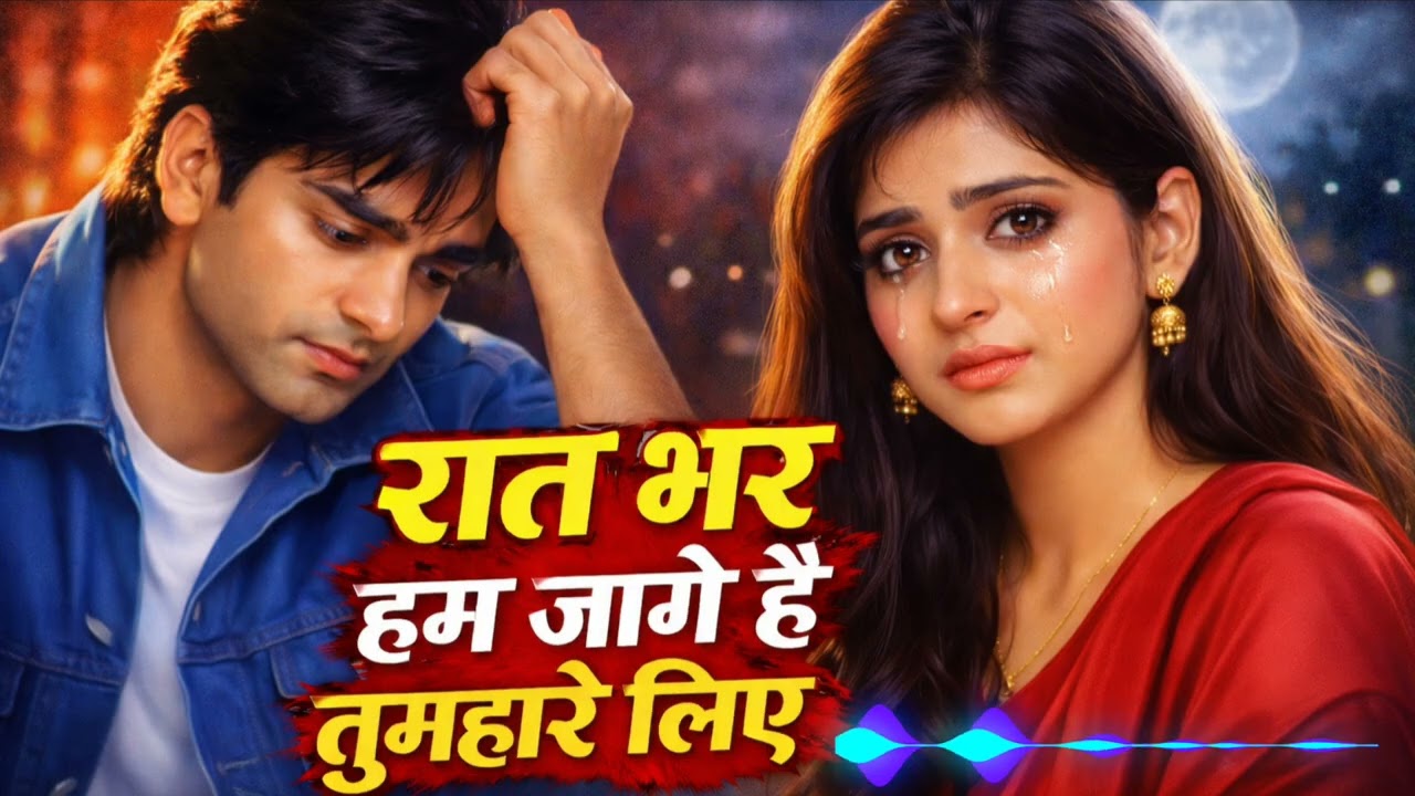 Raat Bhar Hum Jage Hain Tumhare Liye | Very Sad Love Story Song 2026 | Heart Broken Song | Hindi Sad