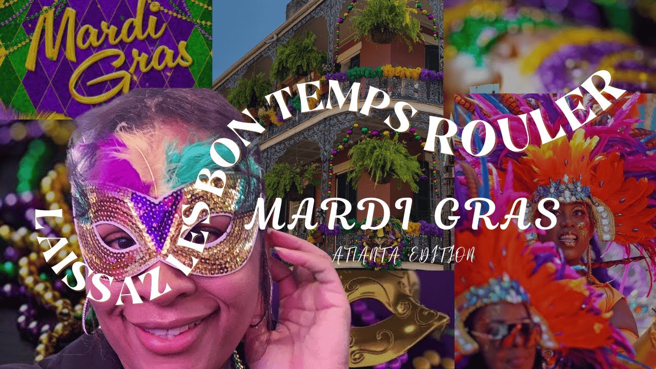 Mardi Gras in Atlanta + Date night + Food, Festivities & Exploring The Battery + Ponce City Market