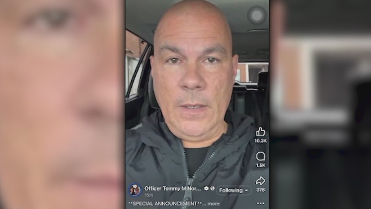 Officer Tommy Norman announces retirement from the North Little Rock Police Department