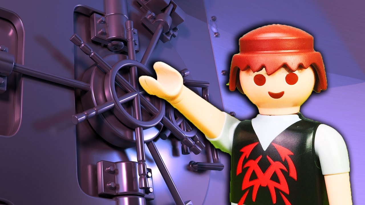 Playmobil en español - Policías - Kevin dinamita el tesoro