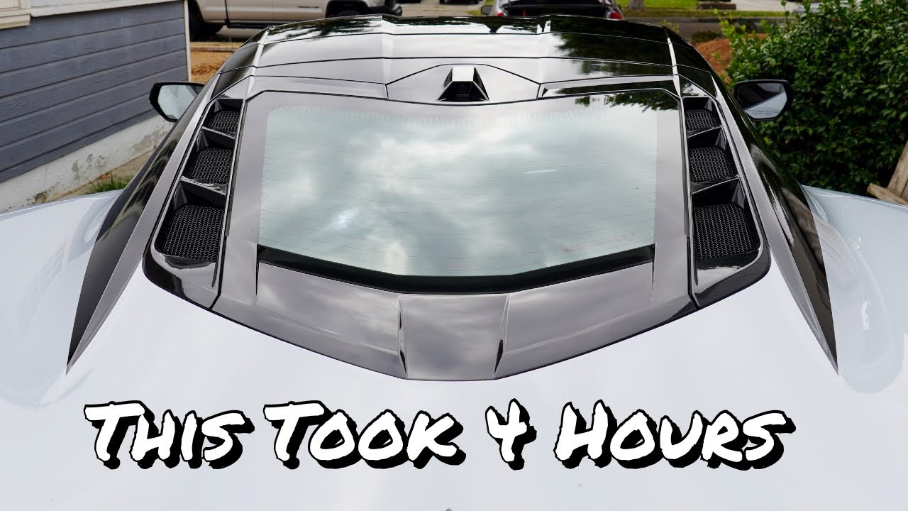 2021 Corvette Sting Ray - Custom Roof Wrap