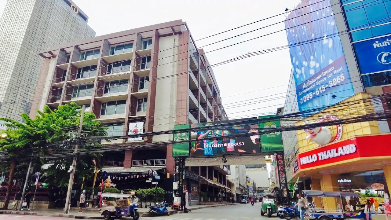 🇹🇭4K｜From the MRT station at Sam Yan, walk down Wat Hua Lamphong Road toward Patpong!